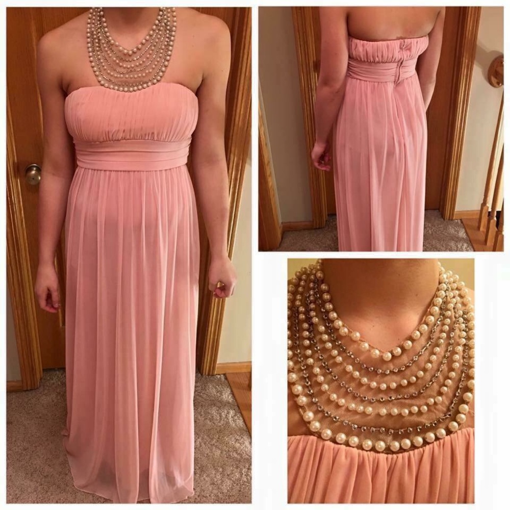Bridesmaid dress.